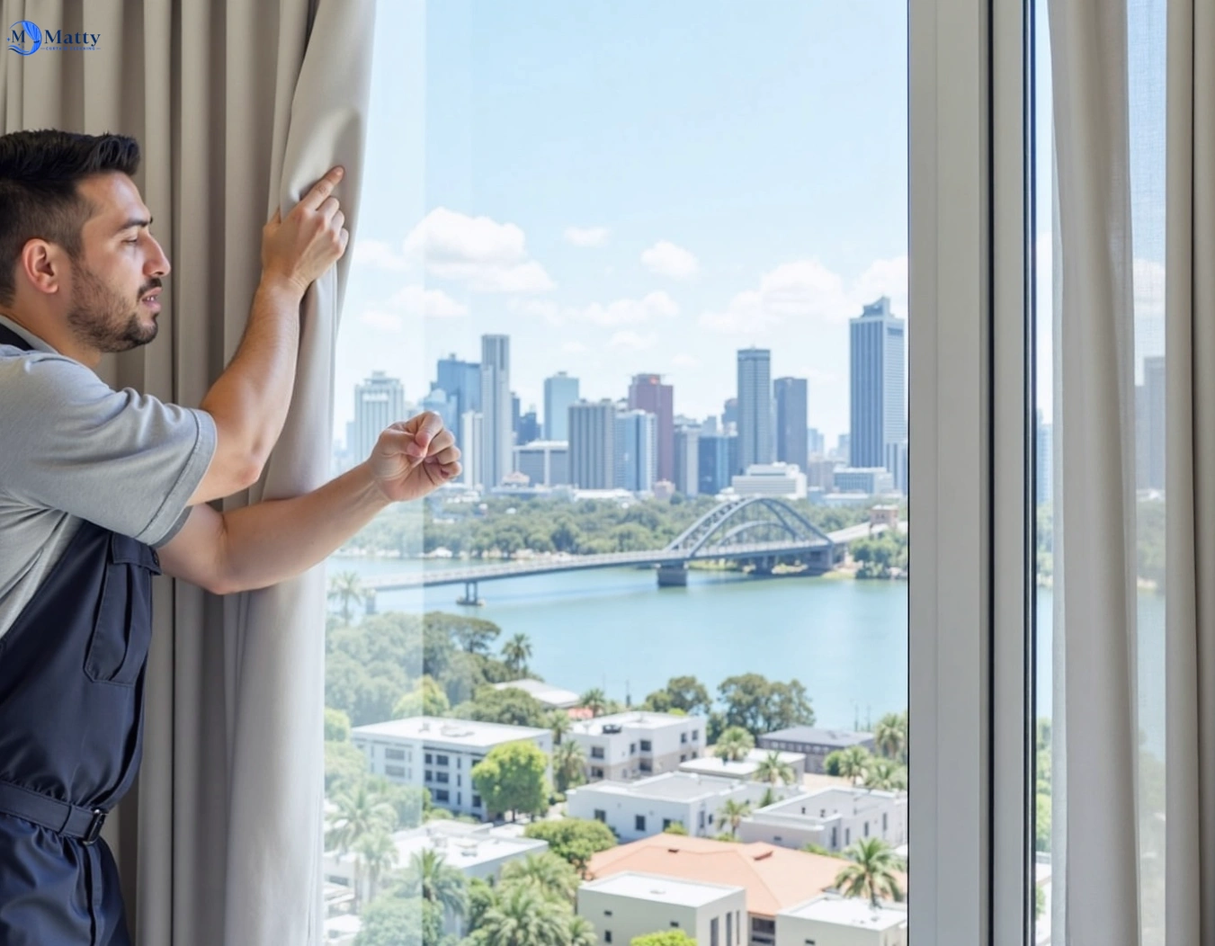 Professional curtain steam cleaning service north-curl-curl-nsw QLD by Matty Curtain Cleaning
